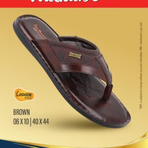 Walkaroo Men’s Cushion Sole Flip-Flops (Art No: WBG6001)
