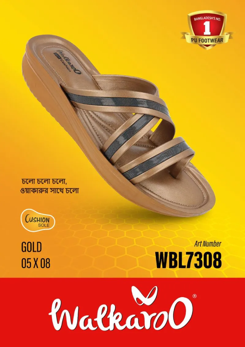 Walkaroo Ladies Fashion Sandal WBL7308 - nabila footwear & accessories